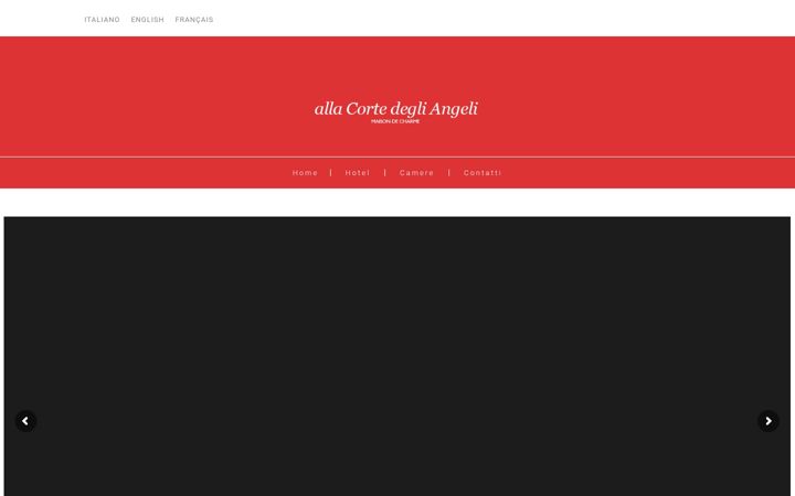 Screenshot von allacortedegliangeli.it
