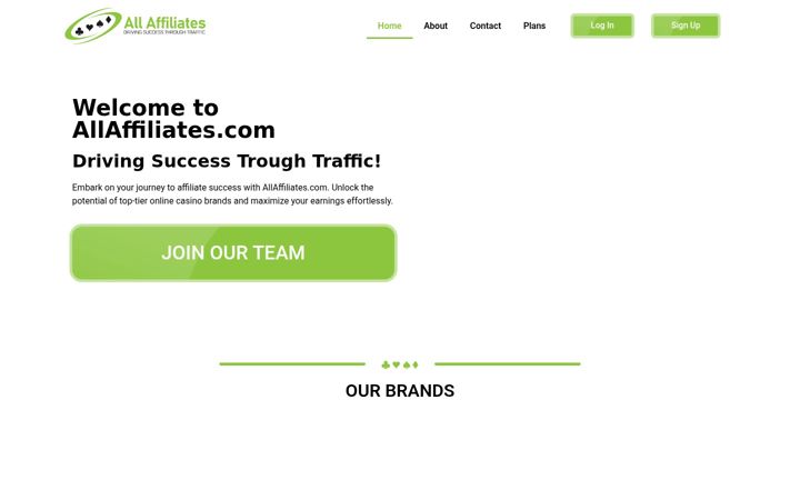 Screenshot von allaffiliates.com