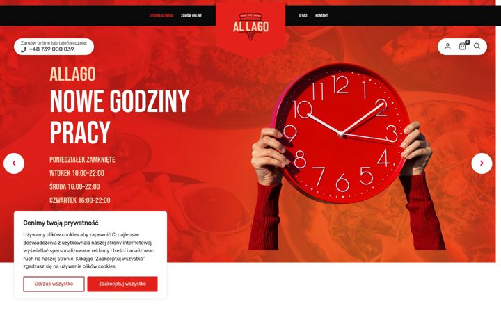 Screenshot of allago.pl