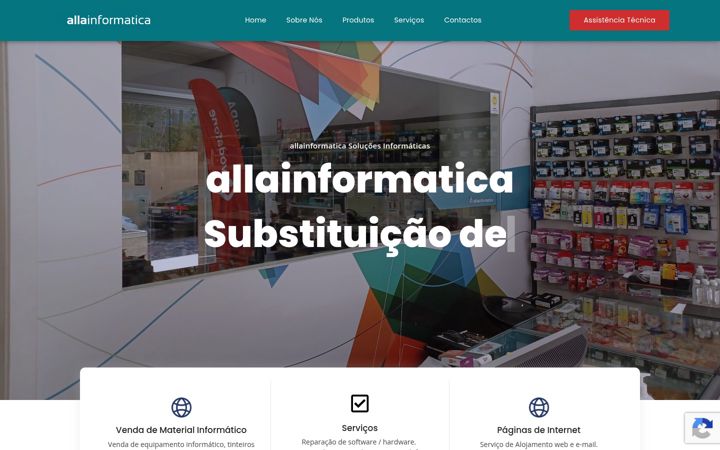 Capture d'écran de allainformatica.com