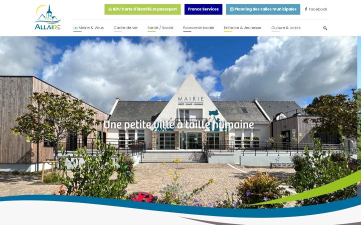 Screenshot of allaire.bzh