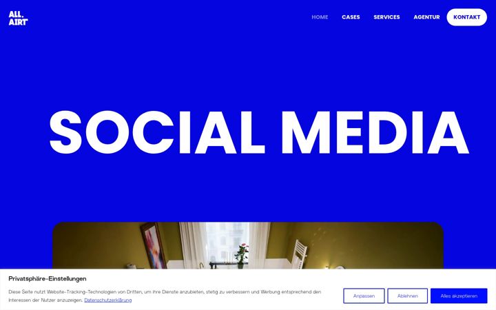 Screenshot of allairt.com