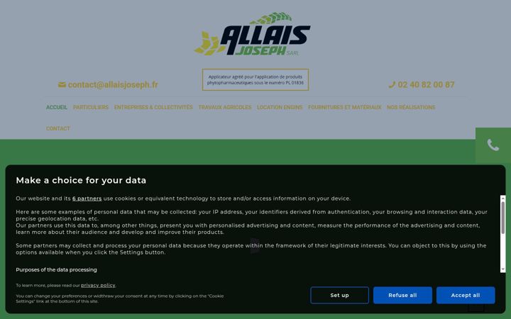 Screenshot of allaisjoseph.fr