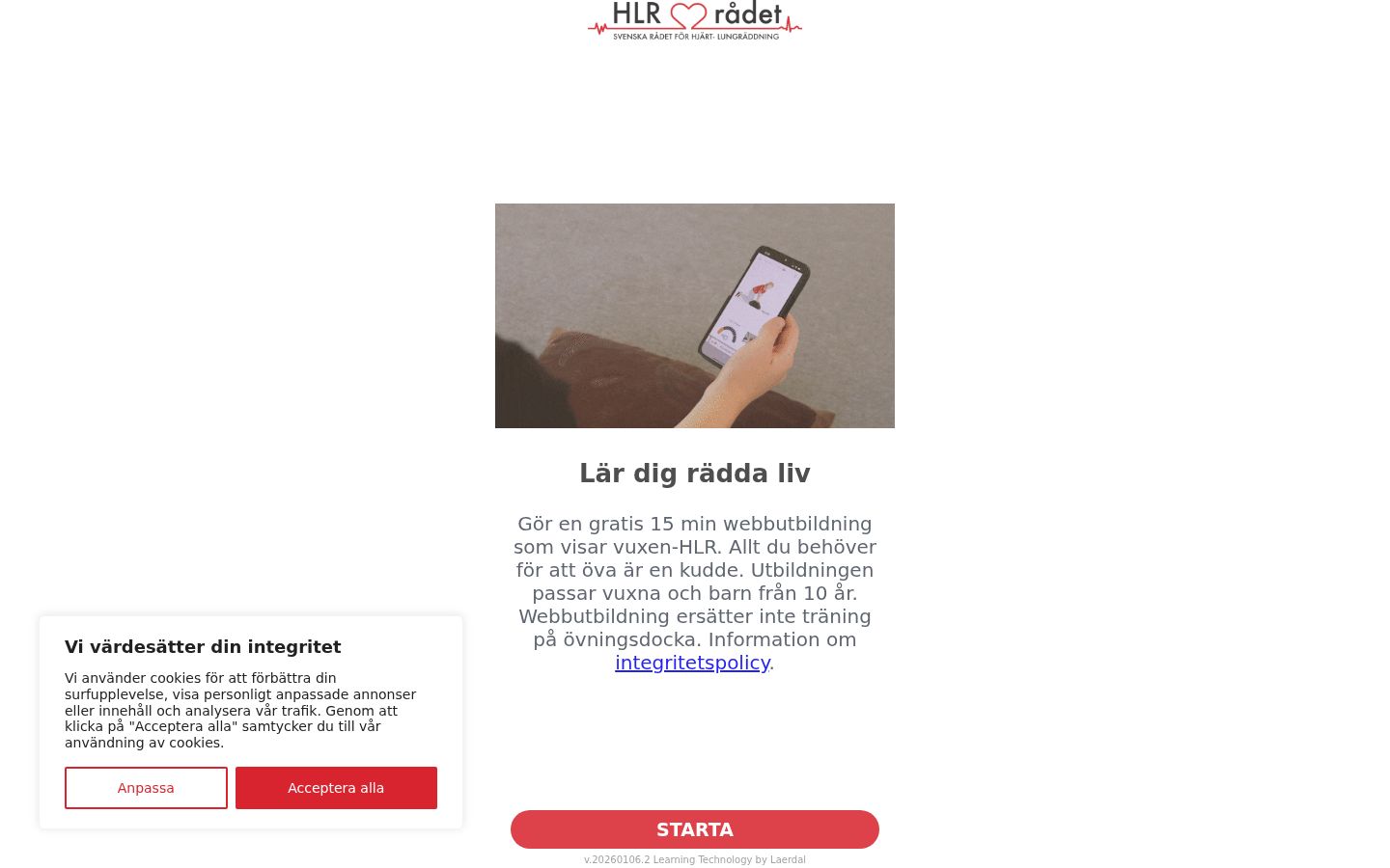 Screenshot van de toestemmingsbanner zoals getoond vóór enige interactie