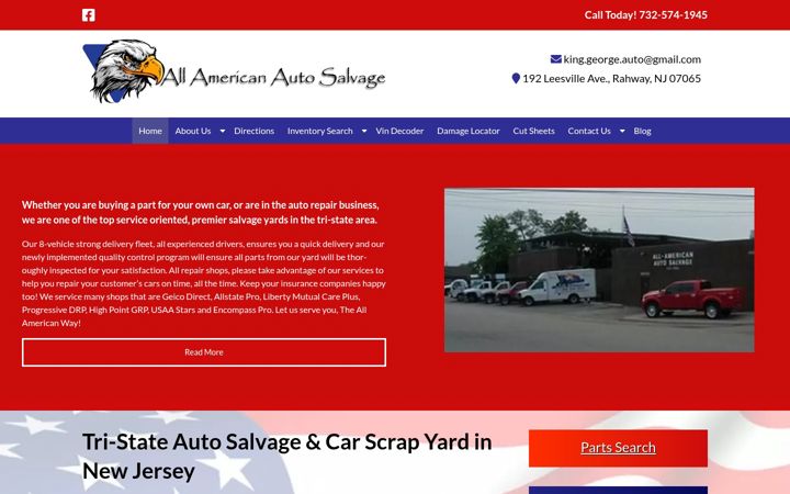 Képernyőkép: allamericanautosalvage.com