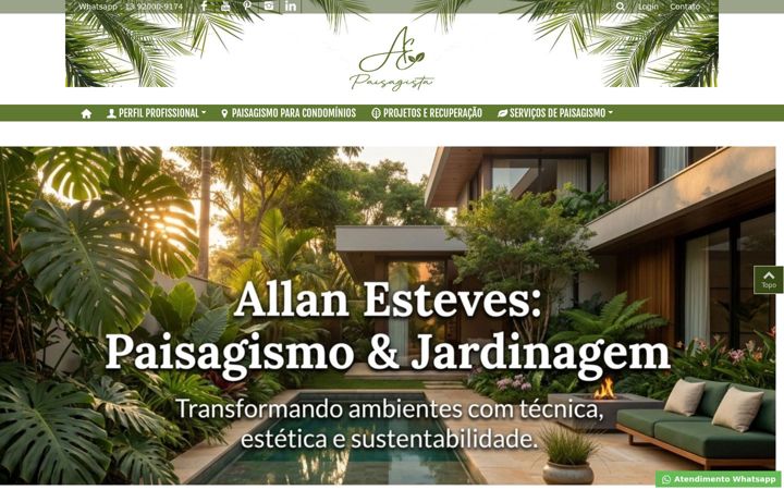 Screenshot of allanesteves.com.br