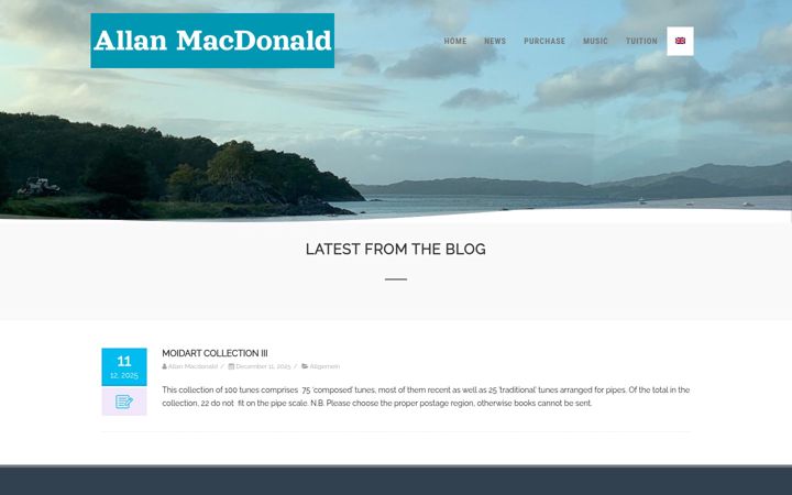 Screenshot of allanmacdonald.com