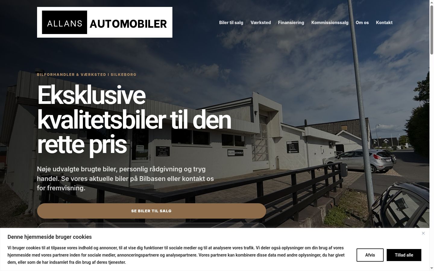 Screenshot van de toestemmingsbanner zoals getoond vóór enige interactie