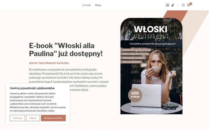 Screenshot di allapaulina.pl