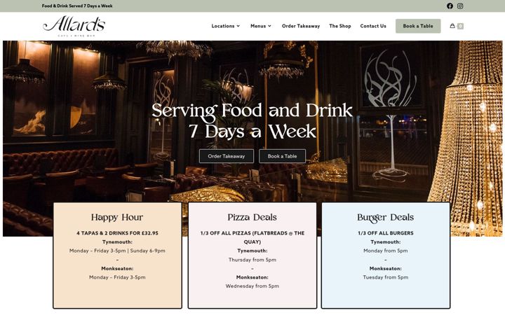 Screenshot of allards-group.co.uk
