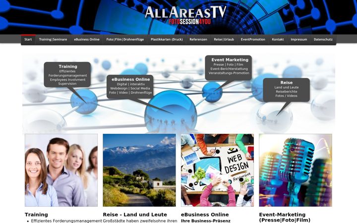 Screenshot of allareas.tv