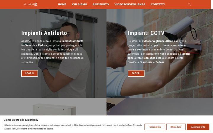 Screenshot of allarmo.com