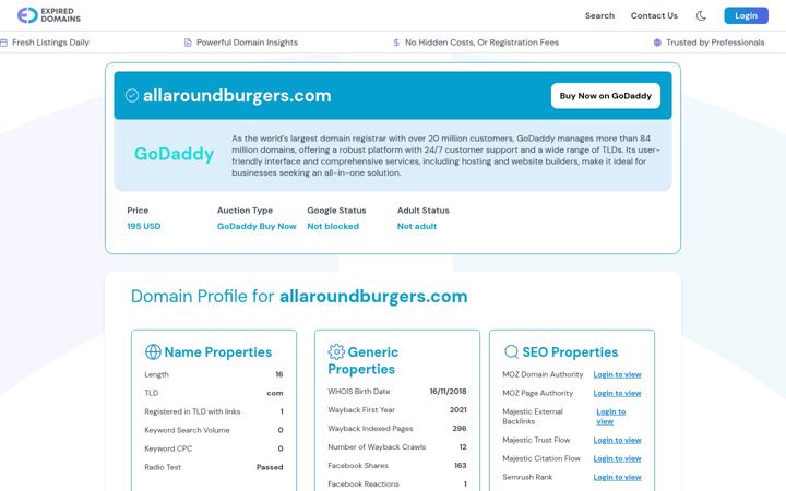 Screenshot von allaroundburgers.com