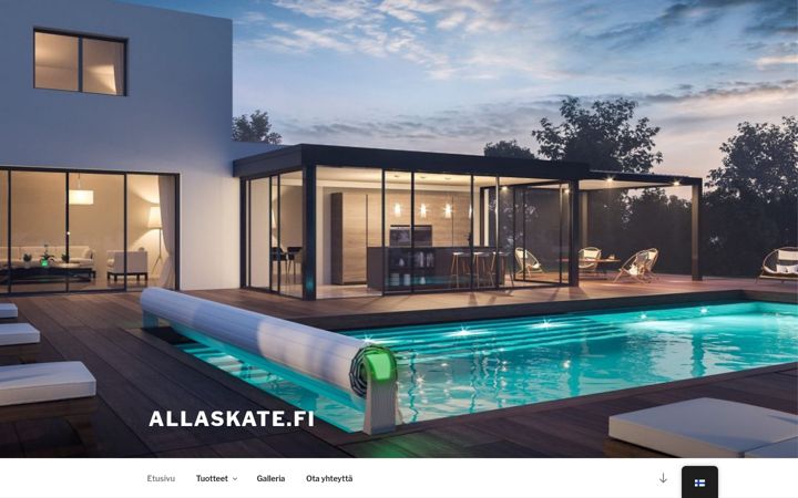 Screenshot of allaskate.fi