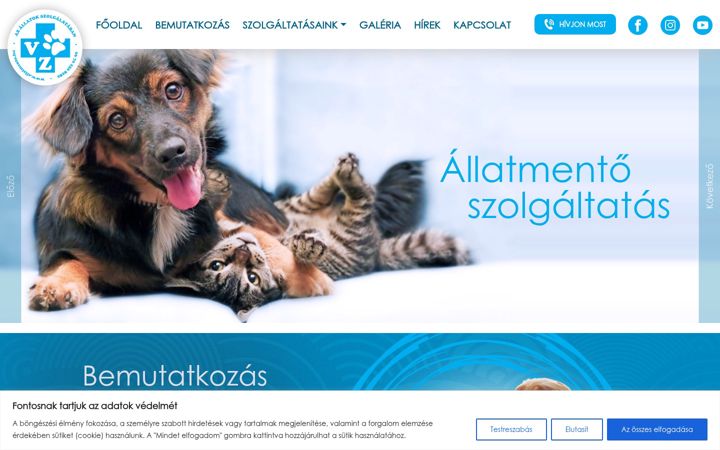 Screenshot of allatmento.hu