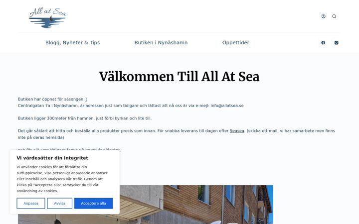 Screenshot of allatsea.se
