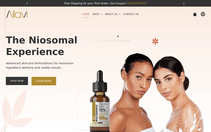 Screenshot του allavi.co.uk