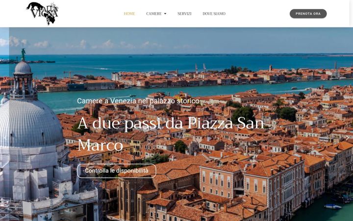 Screenshot di allavignavenezia.com