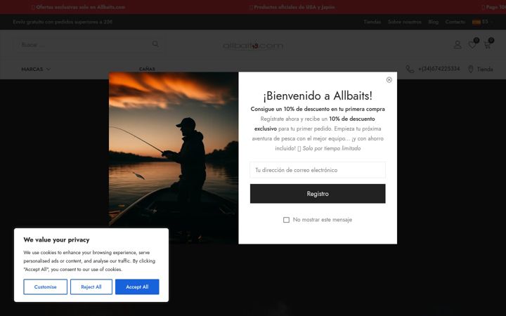 Screenshot του allbaits.com