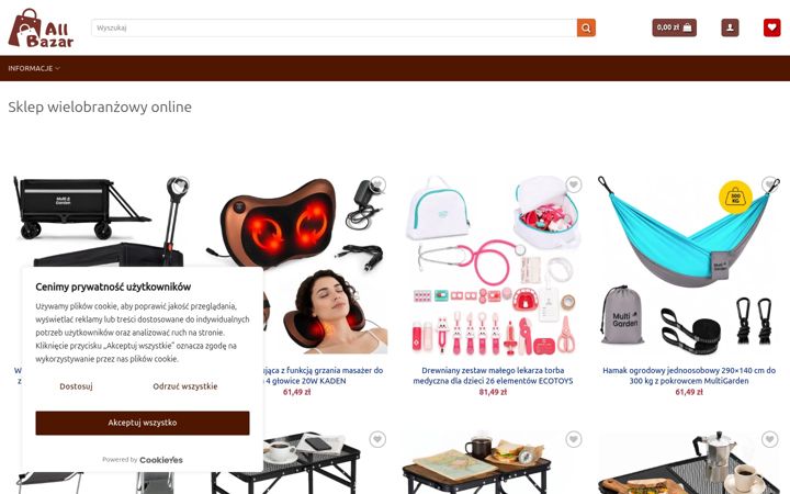 Screenshot του allbazar.pl