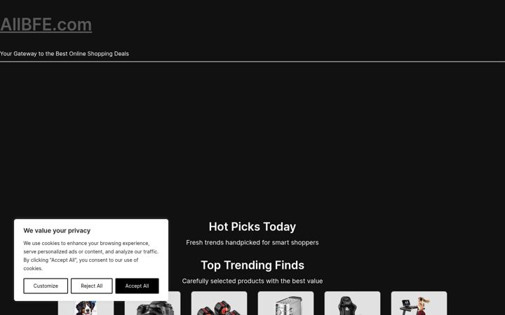 Screenshot of allbfe.com