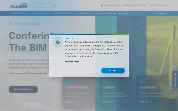 Screenshot of allbim.net