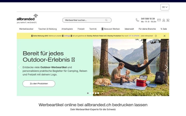 Skärmbild av allbranded.ch