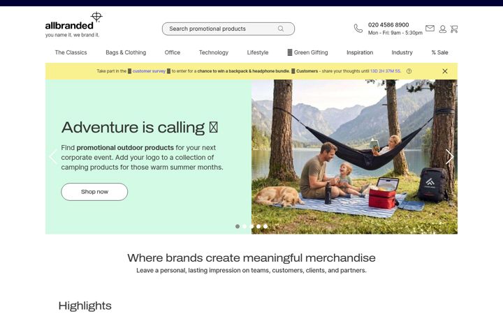 Screenshot of allbranded.co.uk