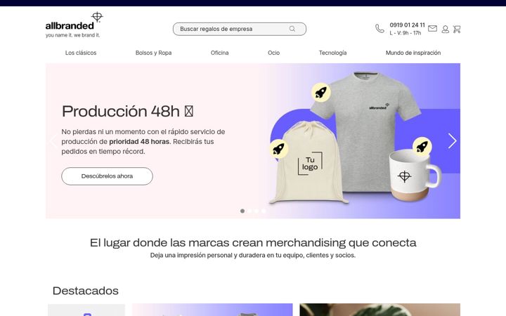 Screenshot of allbranded.es
