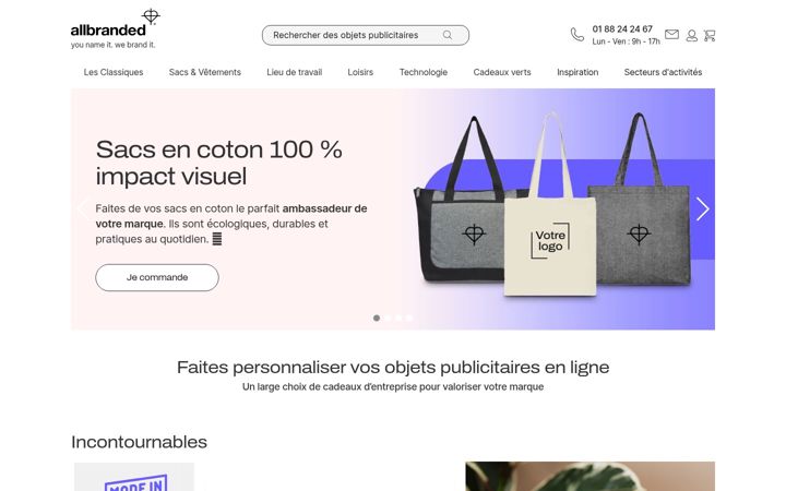 Screenshot of allbranded.fr