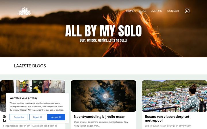 Screenshot of allbymysolo.com