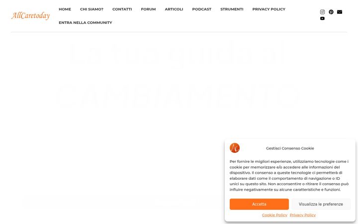Screenshot of allcaretoday.it
