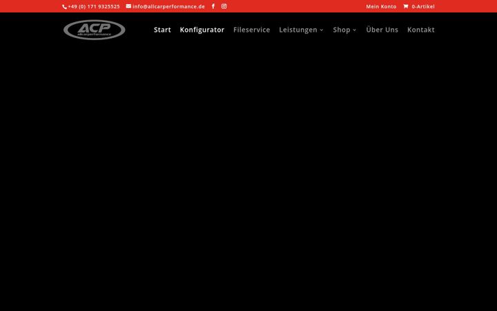 Screenshot ta' allcarperformance.de