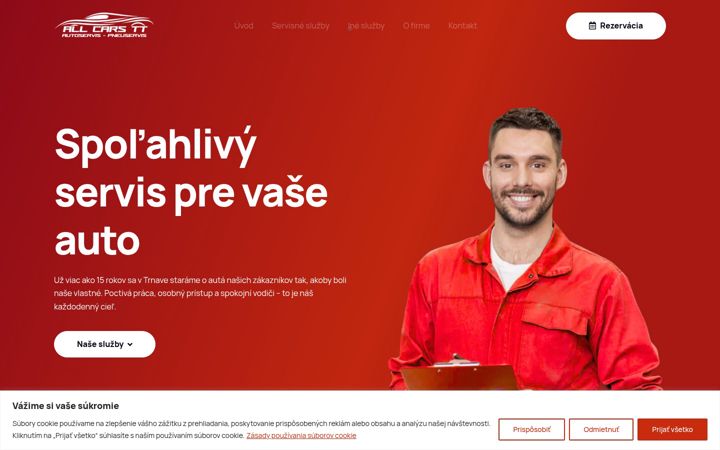 Screenshot of allcarstt.sk