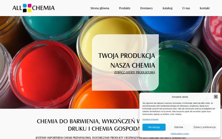 Screenshot of allchemia.eu