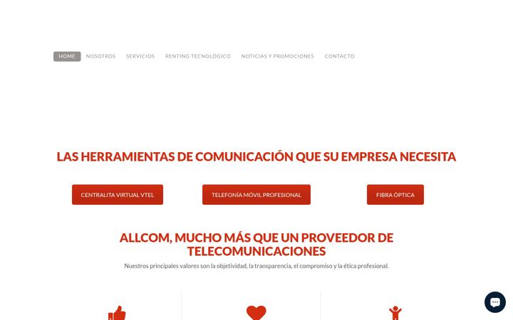Screenshot of allcom.es