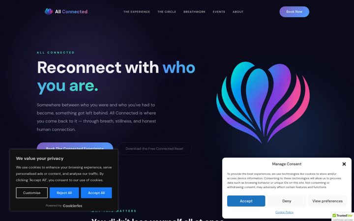 Screenshot of allconnected.world