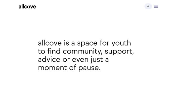 Snimka zaslona za allcove.org