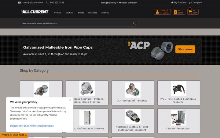 Captura de pantalla de allcurrent.com