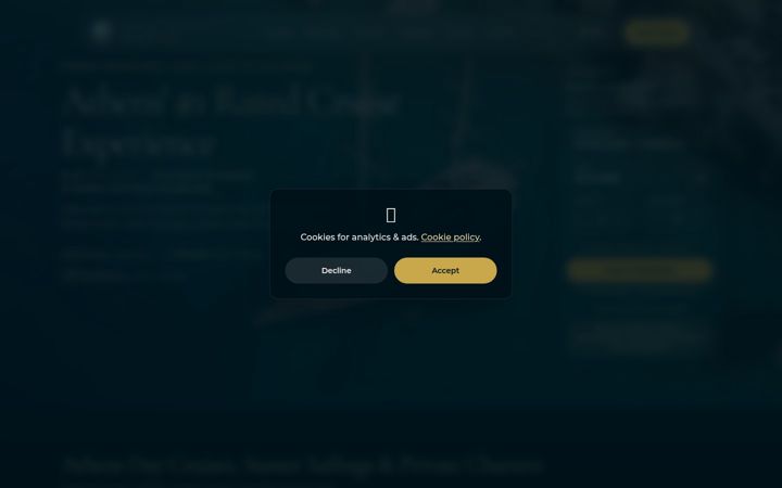 Screenshot of alldaycruise.net