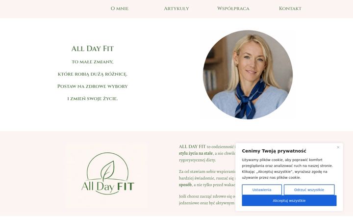 Screenshot of alldayfit.pl