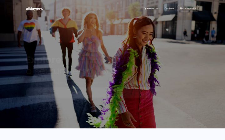 Екранна снимка на alldaygay.com.br