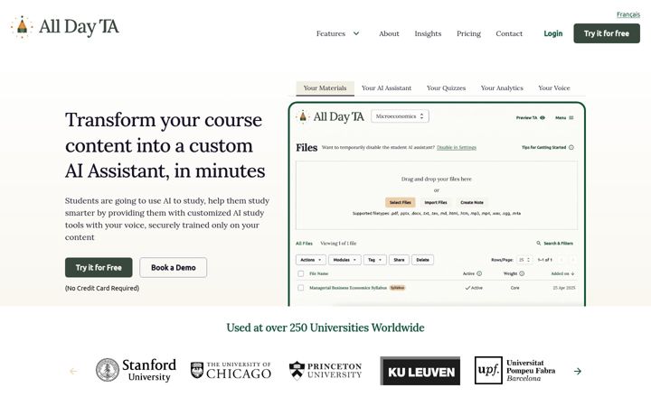 Screenshot of alldayta.com