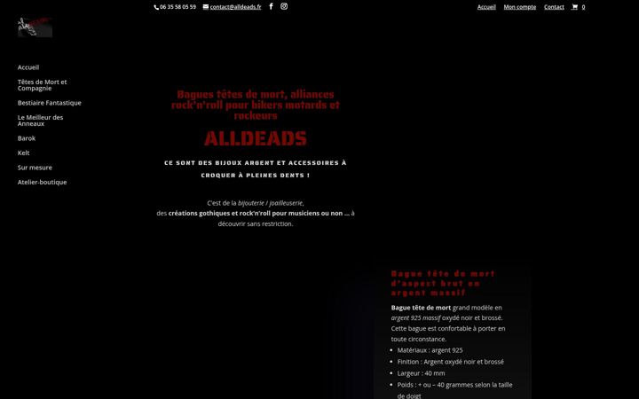 Captura de pantalla de alldeads.fr