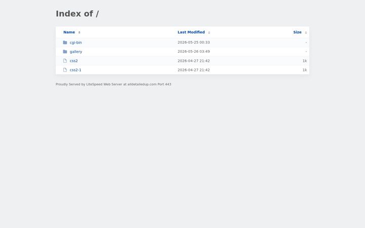 Screenshot of alldetailedup.com