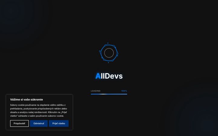 Screenshot of alldevs.cz