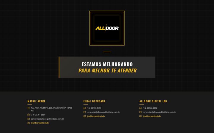 Screenshot of alldoorpublicidade.com.br