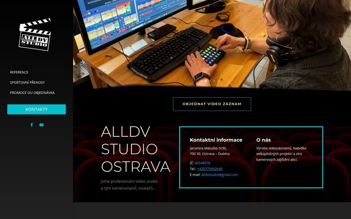 Screenshot of alldv.cz