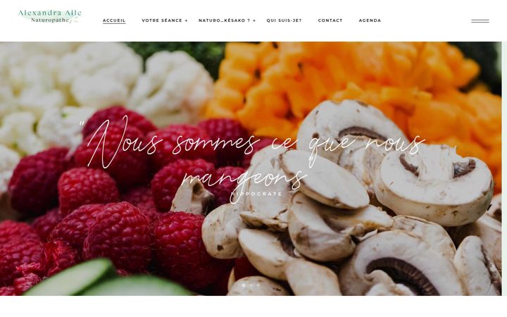 Skjámynd af alle-naturopathie.com