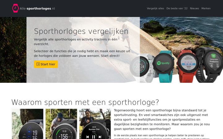 Screenshot of alle-sporthorloges.nl